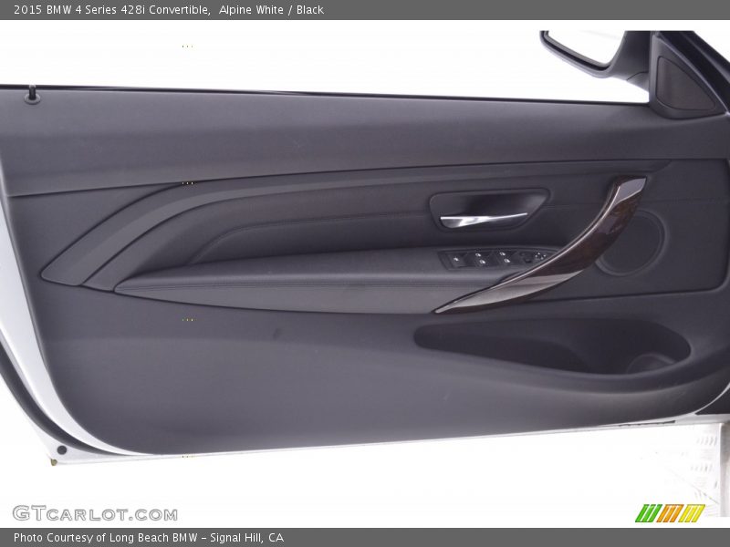 Alpine White / Black 2015 BMW 4 Series 428i Convertible