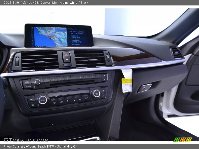 Alpine White / Black 2015 BMW 4 Series 428i Convertible