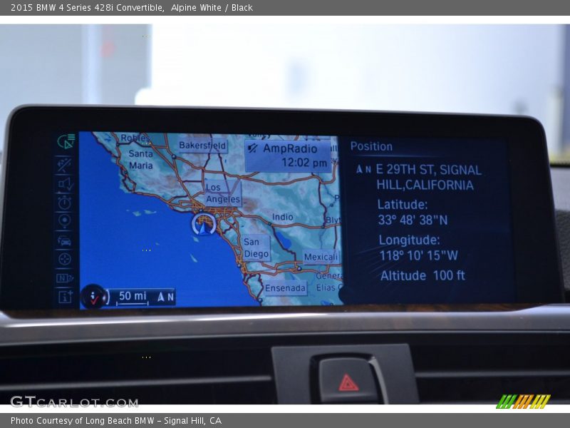 Alpine White / Black 2015 BMW 4 Series 428i Convertible