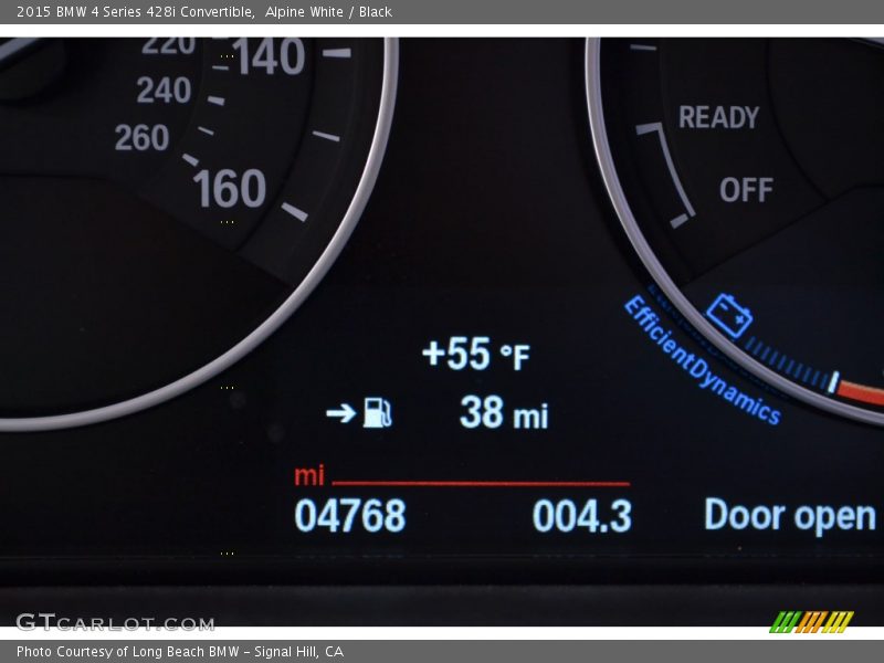 Alpine White / Black 2015 BMW 4 Series 428i Convertible