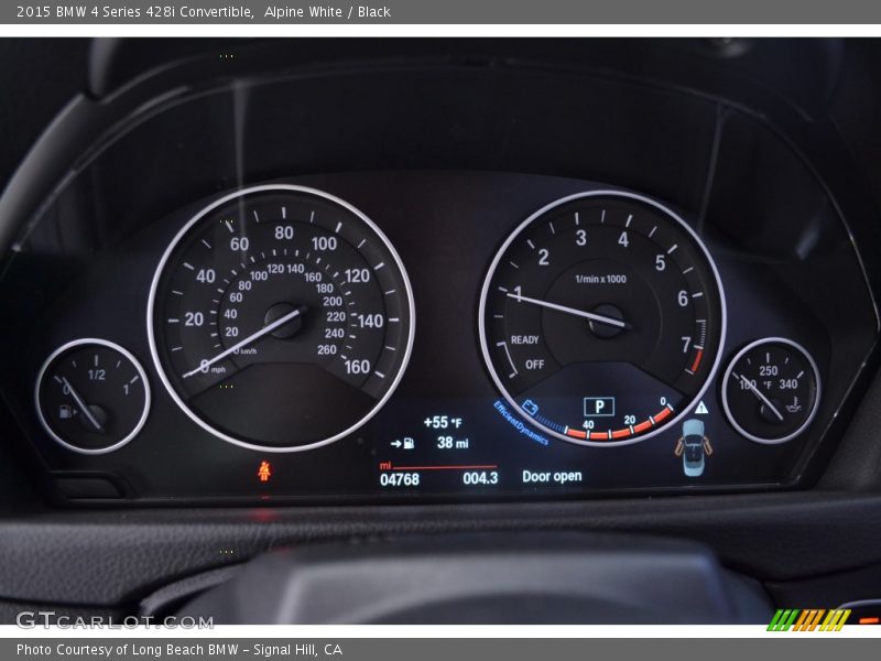 Alpine White / Black 2015 BMW 4 Series 428i Convertible