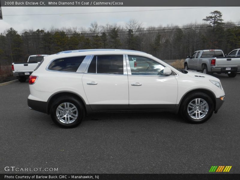 White Diamond Tri Coat / Cashmere/Cocoa 2008 Buick Enclave CX
