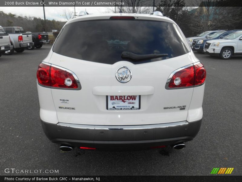 White Diamond Tri Coat / Cashmere/Cocoa 2008 Buick Enclave CX