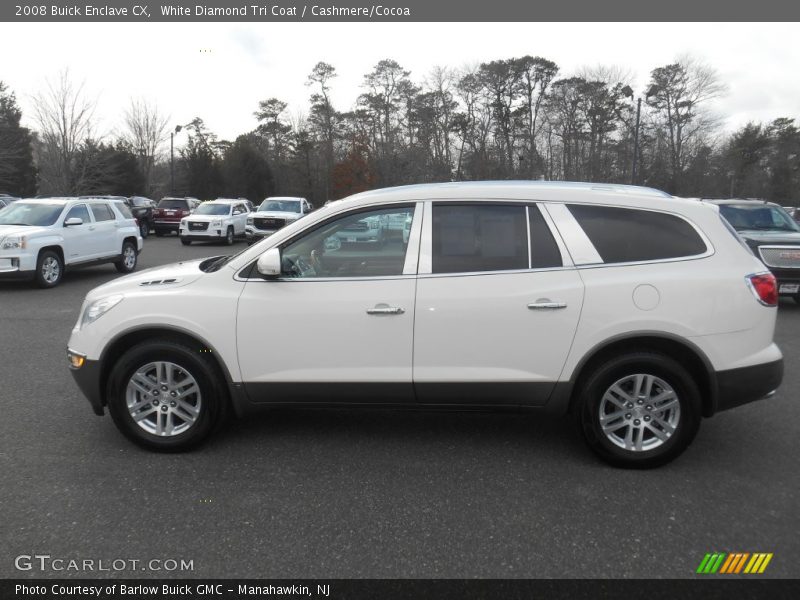 White Diamond Tri Coat / Cashmere/Cocoa 2008 Buick Enclave CX