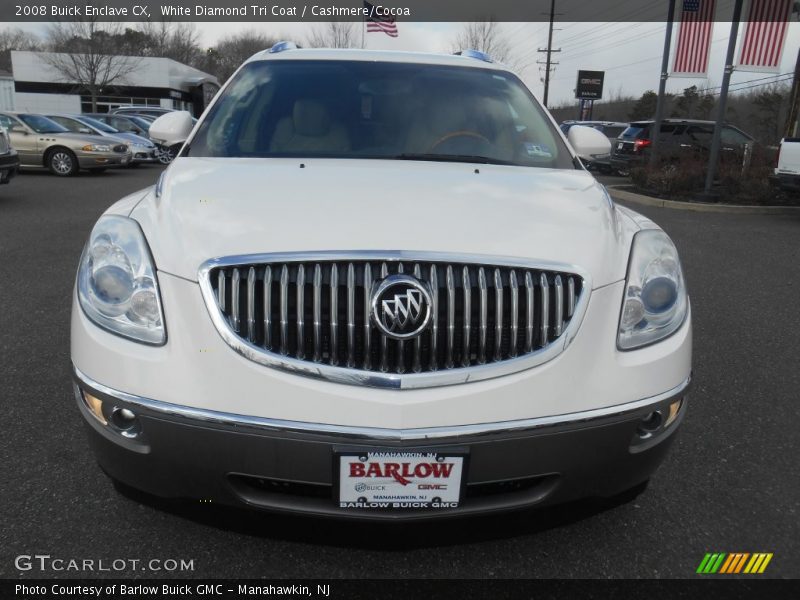 White Diamond Tri Coat / Cashmere/Cocoa 2008 Buick Enclave CX
