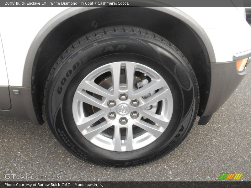 White Diamond Tri Coat / Cashmere/Cocoa 2008 Buick Enclave CX