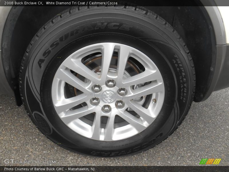 White Diamond Tri Coat / Cashmere/Cocoa 2008 Buick Enclave CX