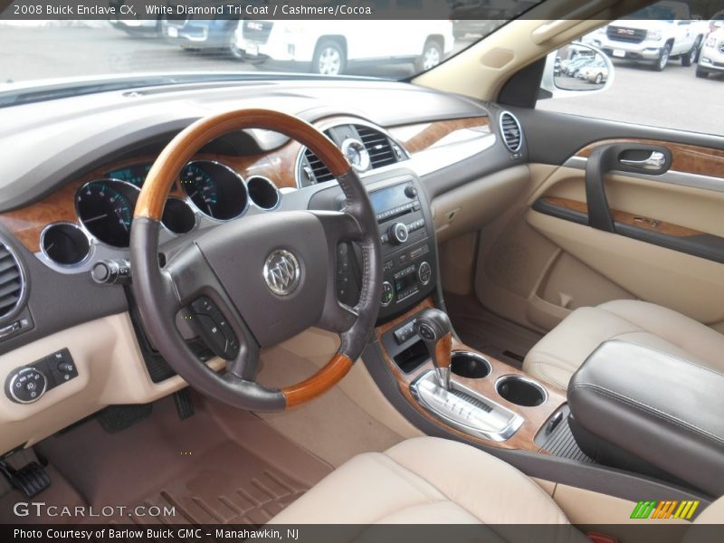 White Diamond Tri Coat / Cashmere/Cocoa 2008 Buick Enclave CX