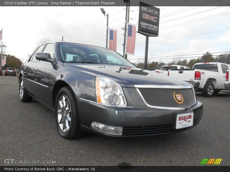 Grey Flannel / Titanium/Dark Titanium 2010 Cadillac DTS Luxury