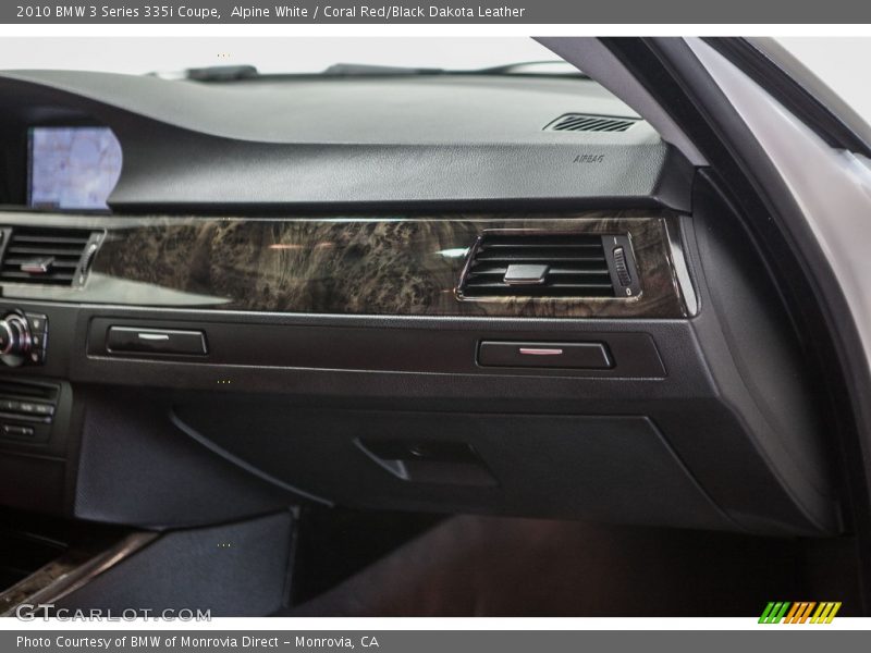 Alpine White / Coral Red/Black Dakota Leather 2010 BMW 3 Series 335i Coupe