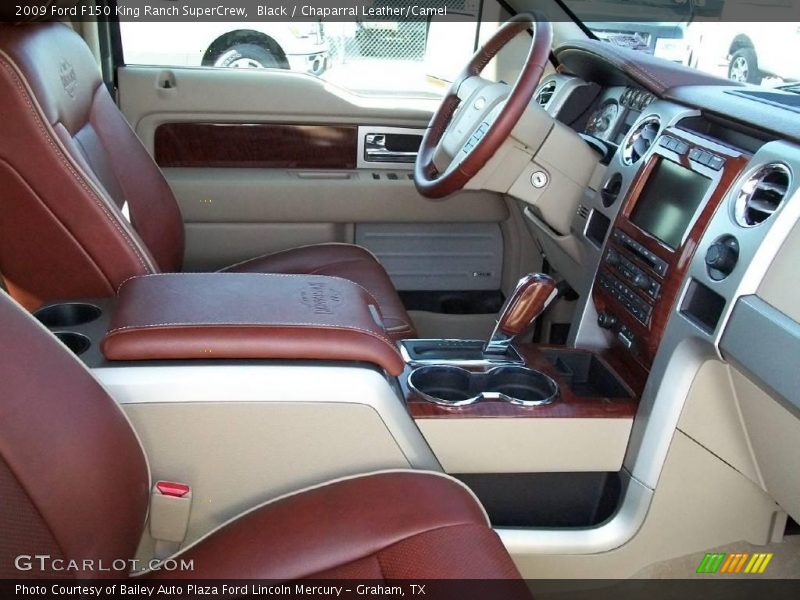 Black / Chaparral Leather/Camel 2009 Ford F150 King Ranch SuperCrew