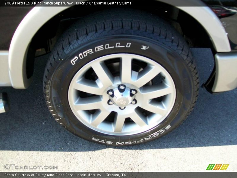 Black / Chaparral Leather/Camel 2009 Ford F150 King Ranch SuperCrew