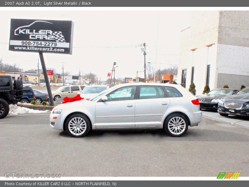 Light Silver Metallic / Black 2007 Audi A3 2.0T