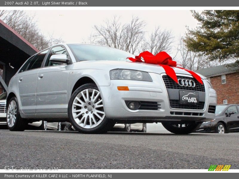 Light Silver Metallic / Black 2007 Audi A3 2.0T