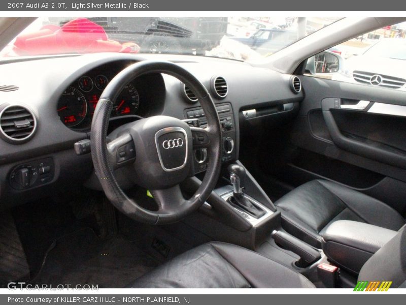 Light Silver Metallic / Black 2007 Audi A3 2.0T