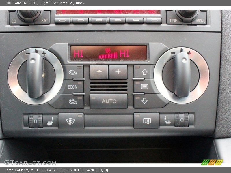 Light Silver Metallic / Black 2007 Audi A3 2.0T