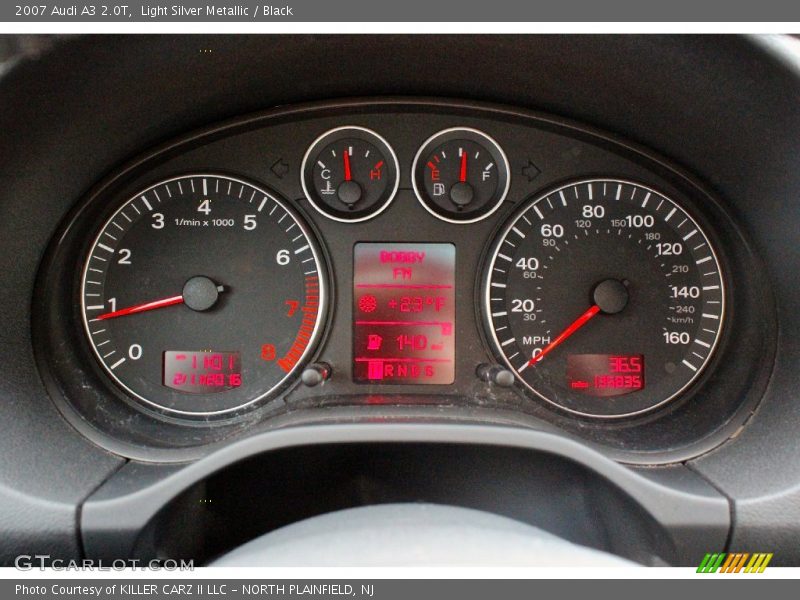 Light Silver Metallic / Black 2007 Audi A3 2.0T