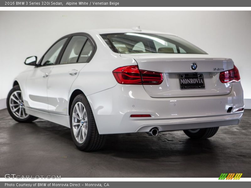 Alpine White / Venetian Beige 2016 BMW 3 Series 320i Sedan