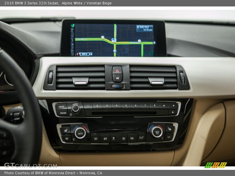 Alpine White / Venetian Beige 2016 BMW 3 Series 320i Sedan