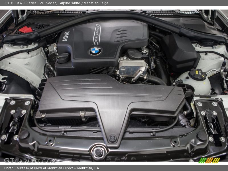 Alpine White / Venetian Beige 2016 BMW 3 Series 320i Sedan