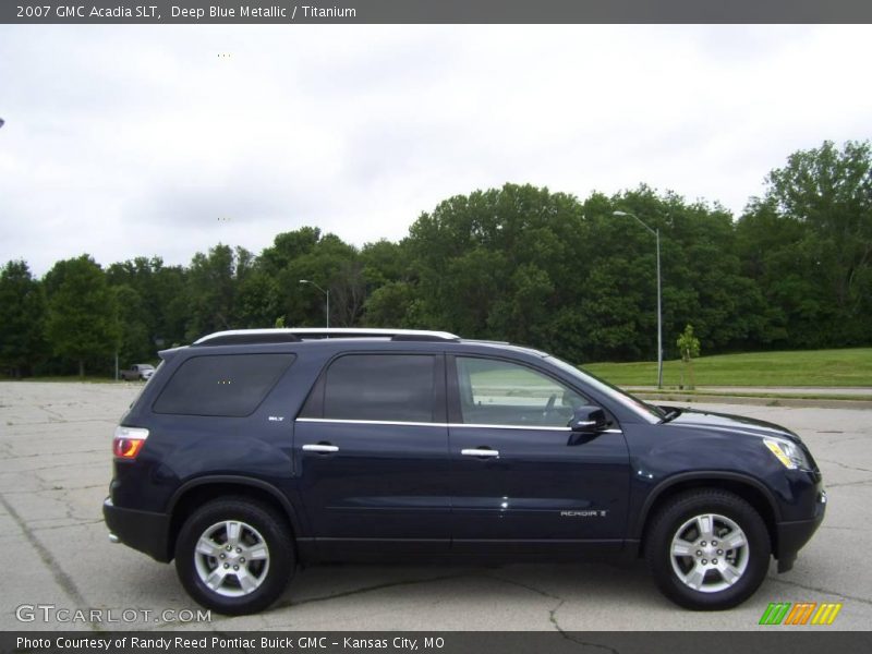 Deep Blue Metallic / Titanium 2007 GMC Acadia SLT