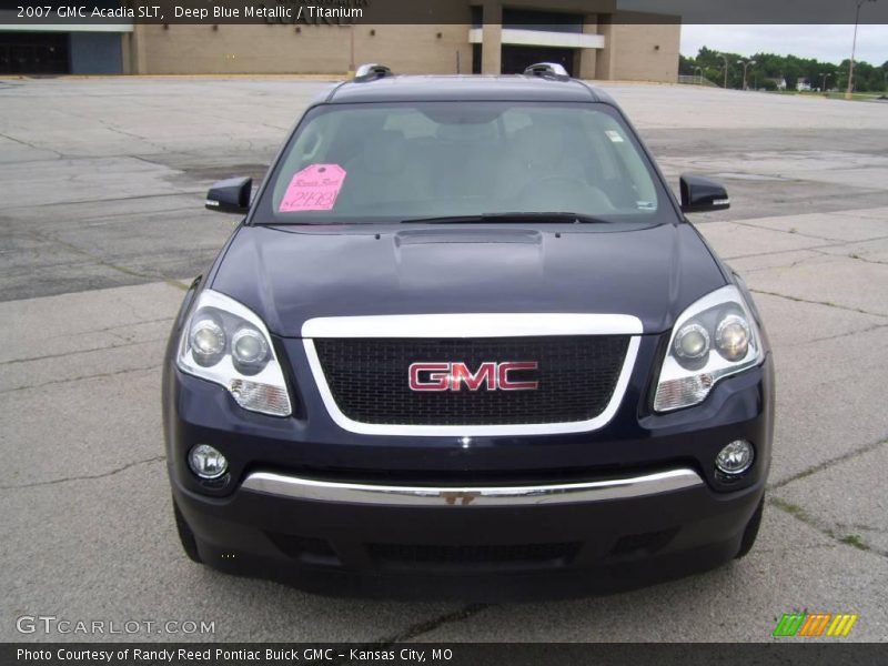 Deep Blue Metallic / Titanium 2007 GMC Acadia SLT