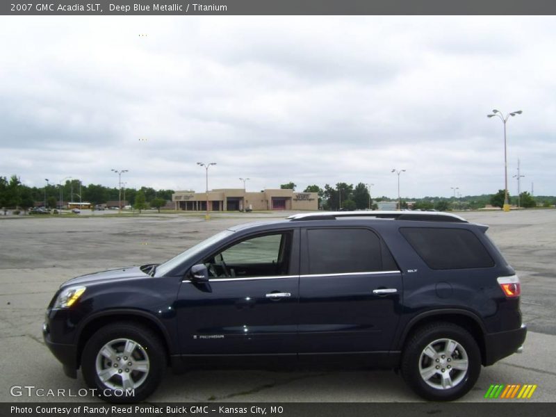 Deep Blue Metallic / Titanium 2007 GMC Acadia SLT