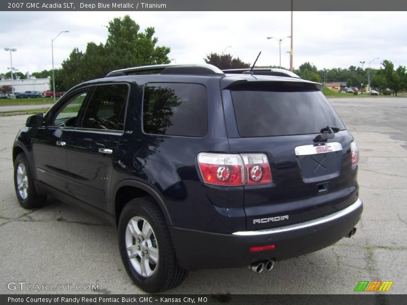 Deep Blue Metallic / Titanium 2007 GMC Acadia SLT