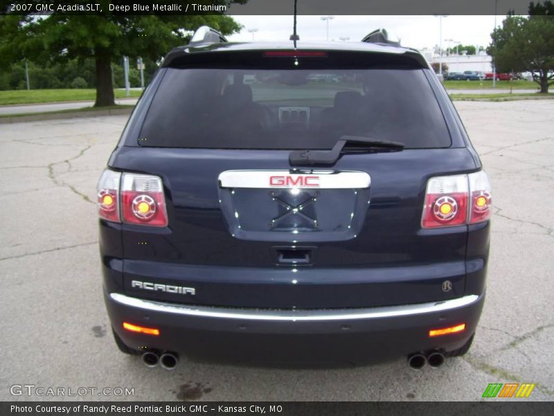 Deep Blue Metallic / Titanium 2007 GMC Acadia SLT
