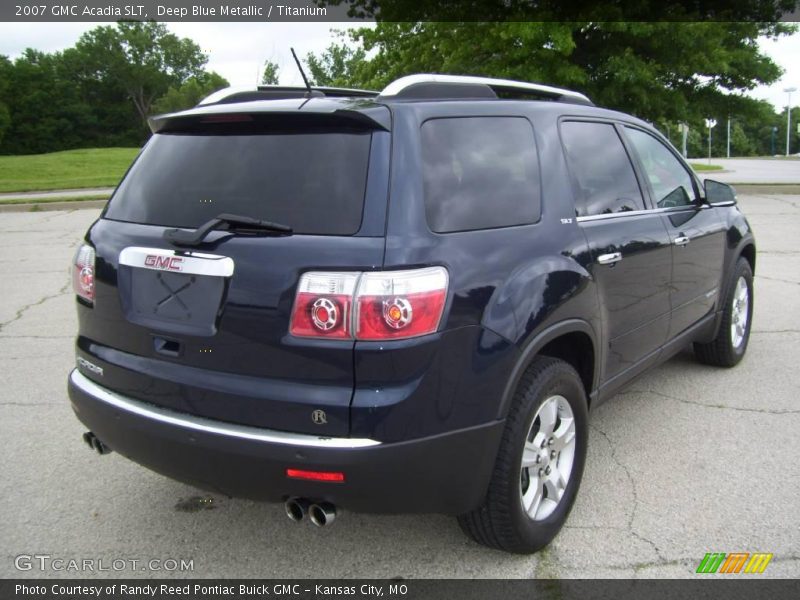 Deep Blue Metallic / Titanium 2007 GMC Acadia SLT