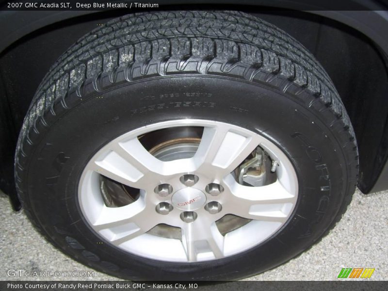 Deep Blue Metallic / Titanium 2007 GMC Acadia SLT