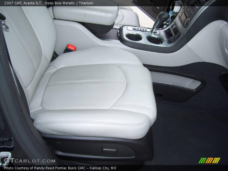 Deep Blue Metallic / Titanium 2007 GMC Acadia SLT