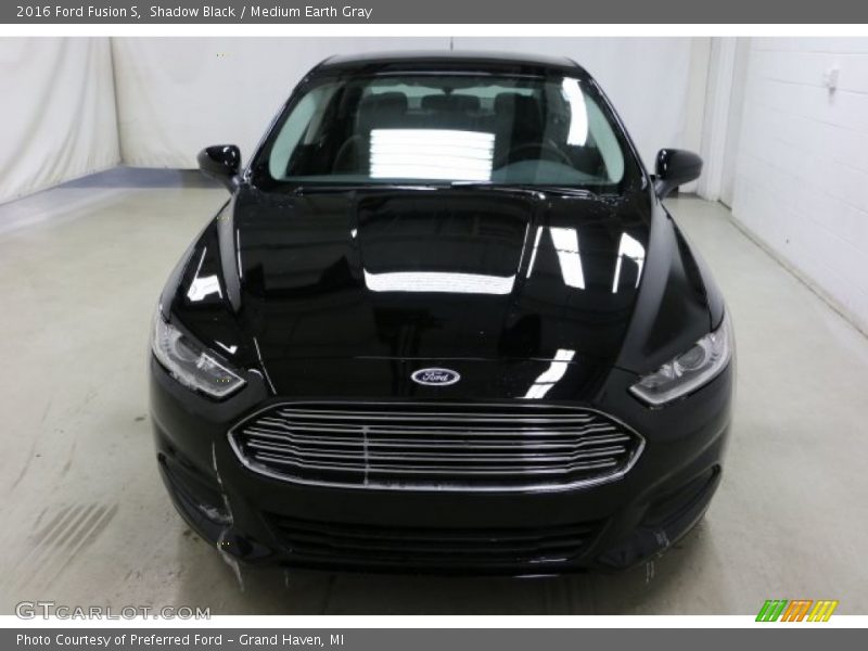 Shadow Black / Medium Earth Gray 2016 Ford Fusion S