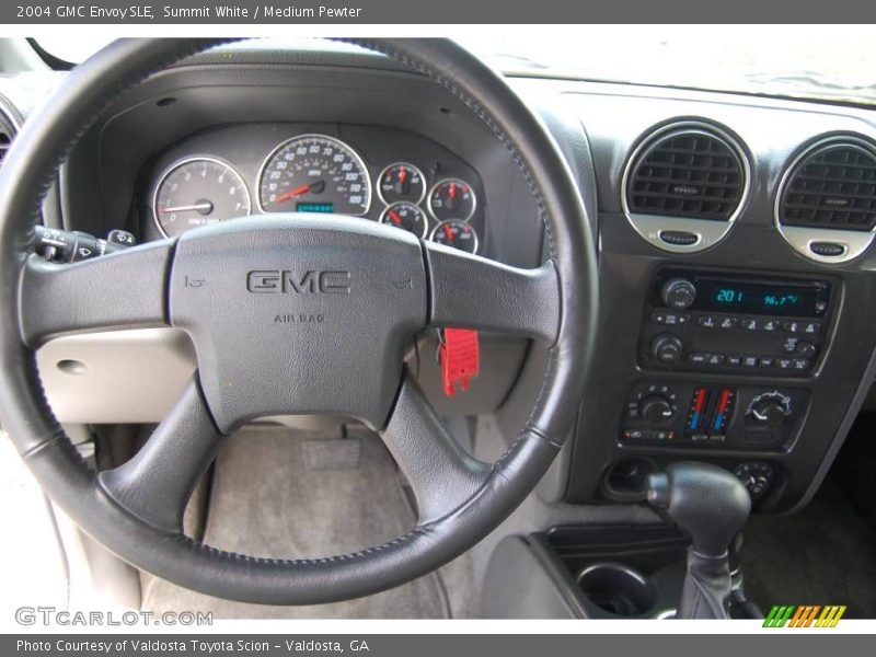 Summit White / Medium Pewter 2004 GMC Envoy SLE