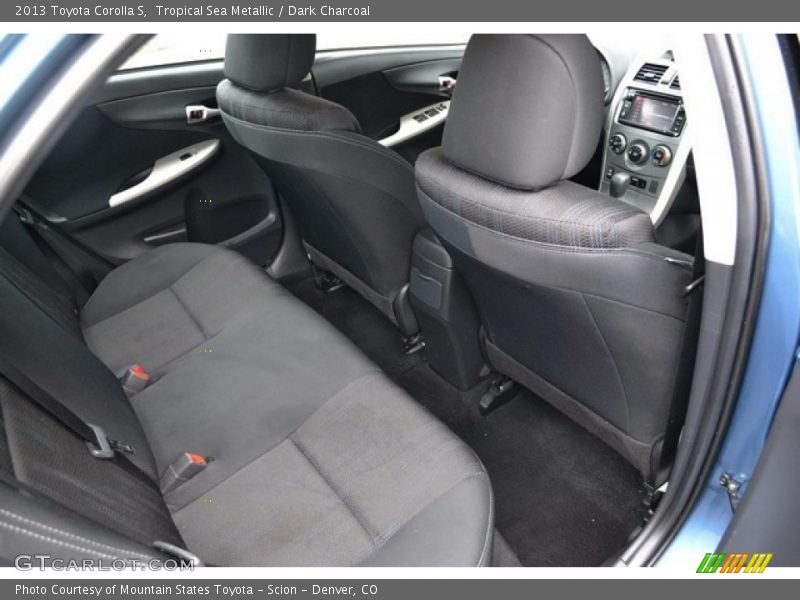 Tropical Sea Metallic / Dark Charcoal 2013 Toyota Corolla S