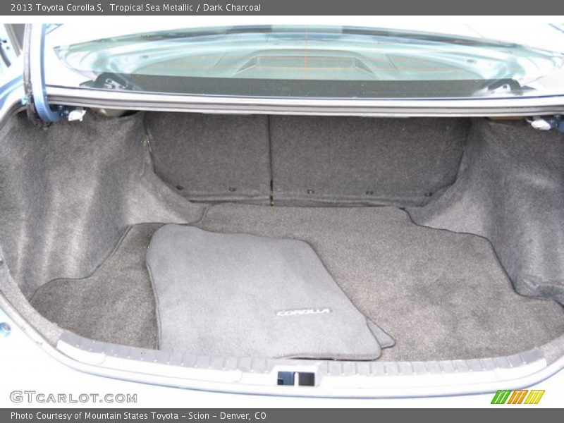 Tropical Sea Metallic / Dark Charcoal 2013 Toyota Corolla S