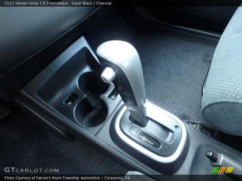 Super Black / Charcoal 2012 Nissan Versa 1.8 S Hatchback