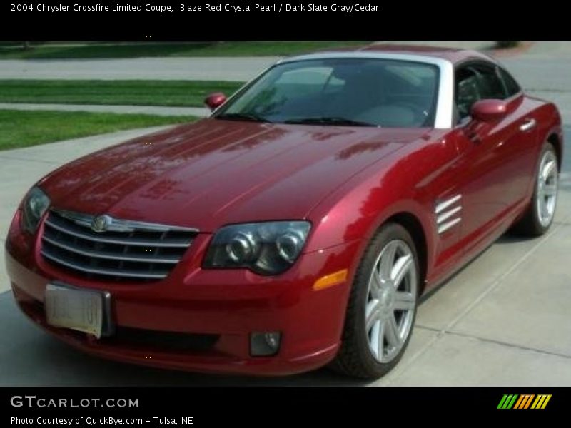 Blaze Red Crystal Pearl / Dark Slate Gray/Cedar 2004 Chrysler Crossfire Limited Coupe