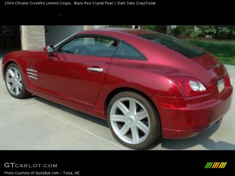Blaze Red Crystal Pearl / Dark Slate Gray/Cedar 2004 Chrysler Crossfire Limited Coupe