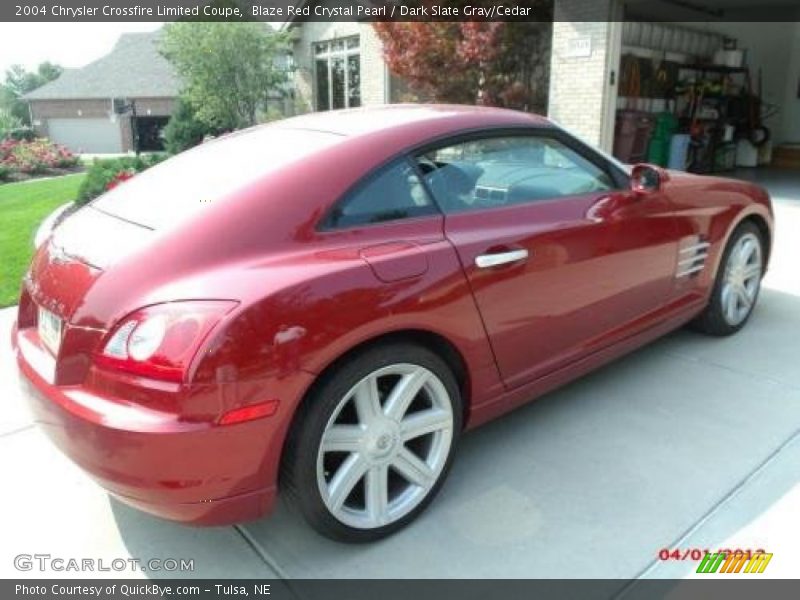 Blaze Red Crystal Pearl / Dark Slate Gray/Cedar 2004 Chrysler Crossfire Limited Coupe