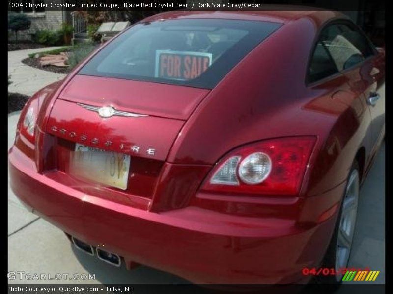 Blaze Red Crystal Pearl / Dark Slate Gray/Cedar 2004 Chrysler Crossfire Limited Coupe