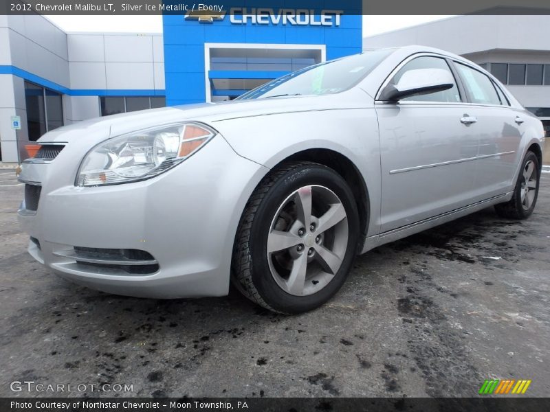 Silver Ice Metallic / Ebony 2012 Chevrolet Malibu LT