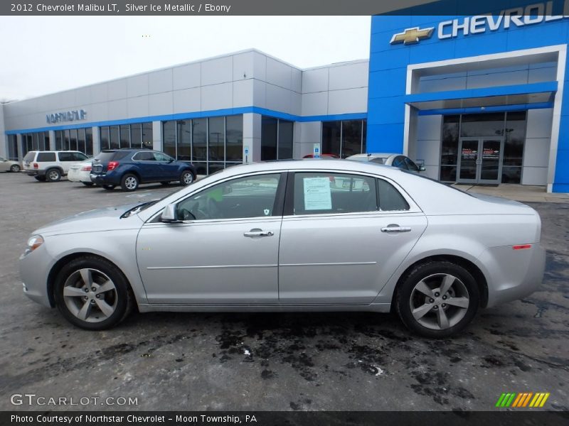 Silver Ice Metallic / Ebony 2012 Chevrolet Malibu LT