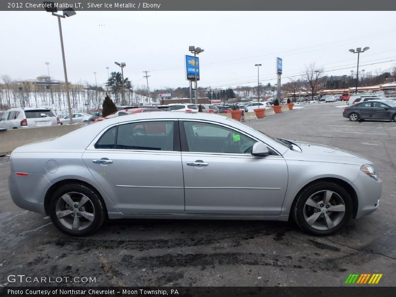 Silver Ice Metallic / Ebony 2012 Chevrolet Malibu LT