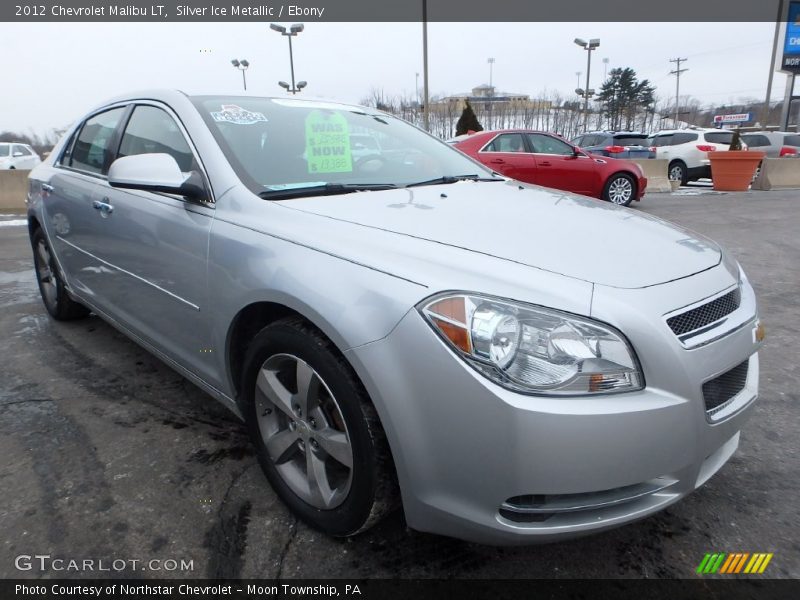 Silver Ice Metallic / Ebony 2012 Chevrolet Malibu LT