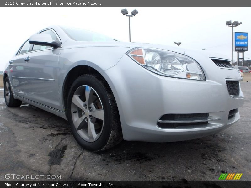 Silver Ice Metallic / Ebony 2012 Chevrolet Malibu LT