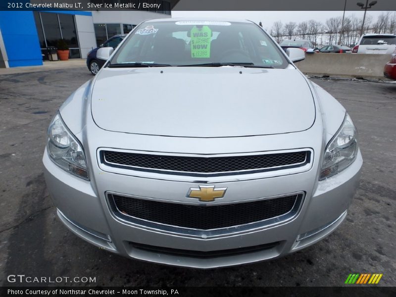 Silver Ice Metallic / Ebony 2012 Chevrolet Malibu LT