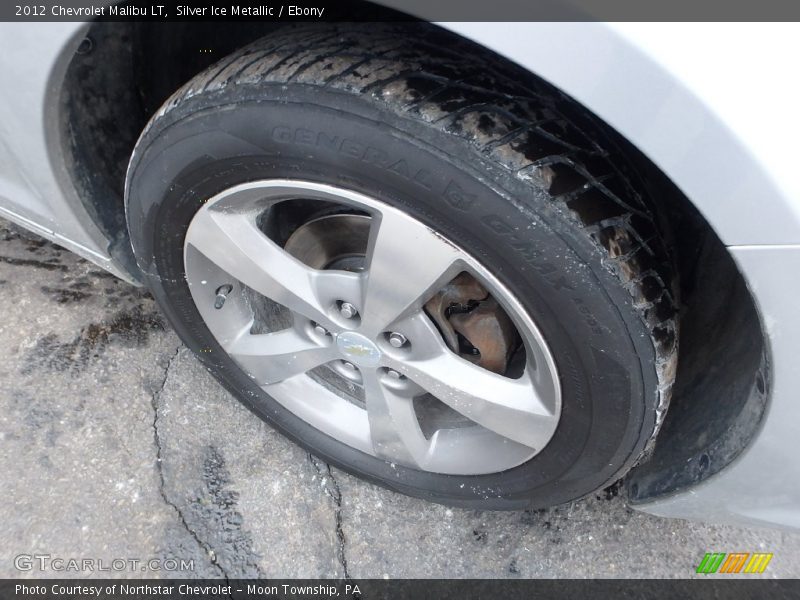 Silver Ice Metallic / Ebony 2012 Chevrolet Malibu LT