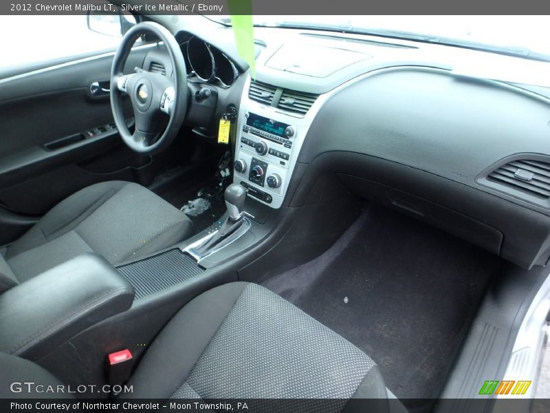 Silver Ice Metallic / Ebony 2012 Chevrolet Malibu LT