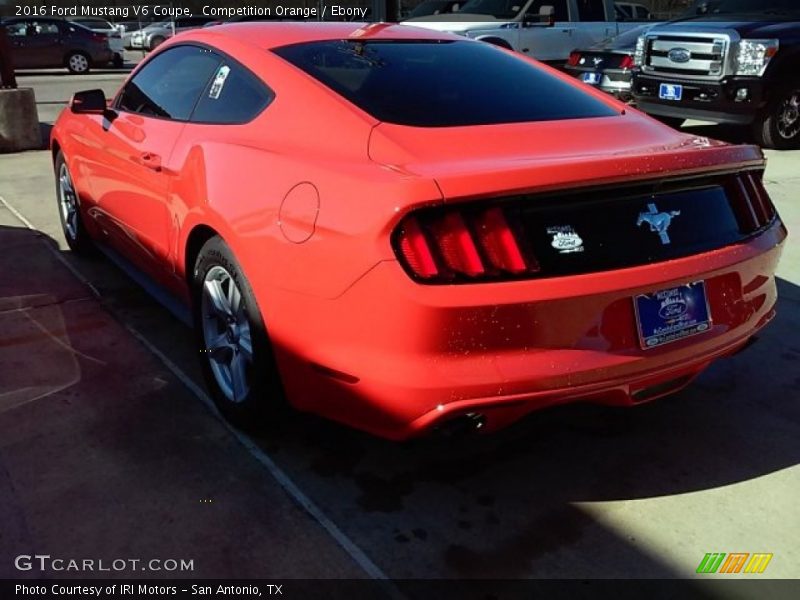 Competition Orange / Ebony 2016 Ford Mustang V6 Coupe